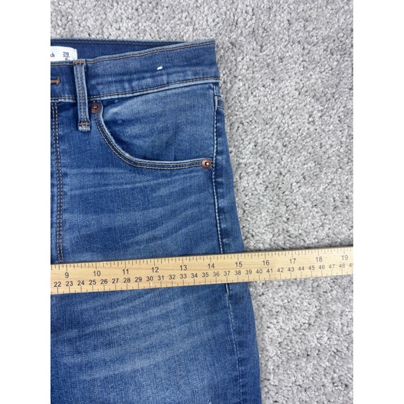 Abercrombie & Fitch The Super Skinny Ultra High Rise Distressed Jeans 28‎ - Picture 5 of 13
